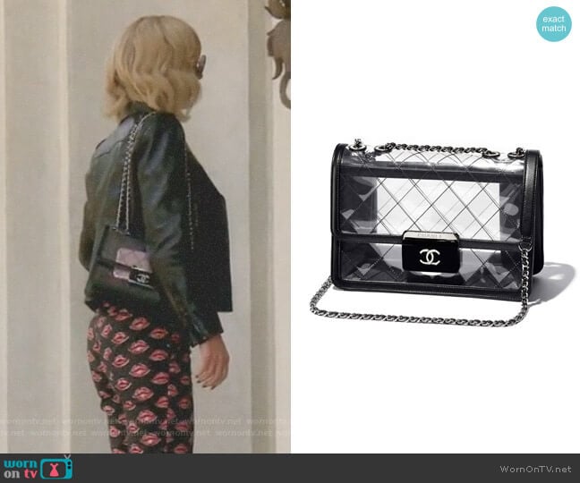 Chanel Transparent Flap Bag worn by Dorit Kemsley on The Real Housewives of Beverly Hills