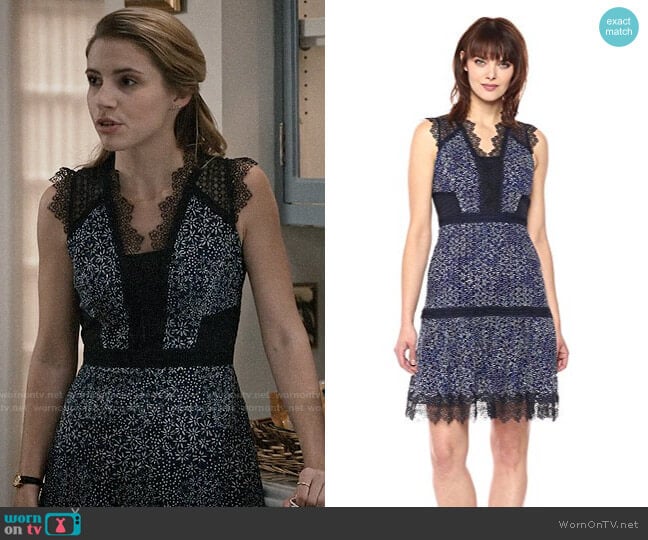 Elie Tahari Shanna Dress worn by Stephanie 'Stevie' McCord (Wallis Currie-Wood) on Madam Secretary