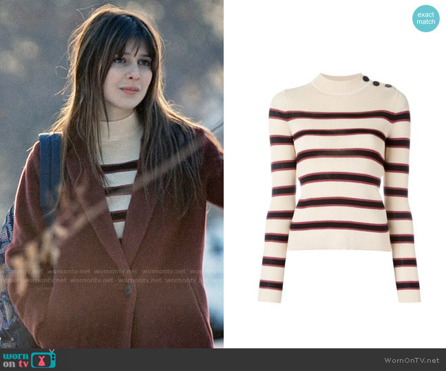 Etoile Isabel Marant Devona Sweater worn by Allison McCord (Kathrine Herzer) on Madam Secretary