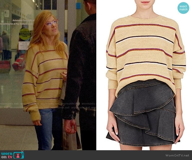 Isabel Marant Etoile Gatlin Sweater worn by Abby Clark (Connie Britton) on 9-1-1