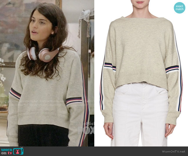 Isabel Marant Etoile Kao Sweater worn by Sabrina Pemberton (Sofia Black D'Elia) on The Mick