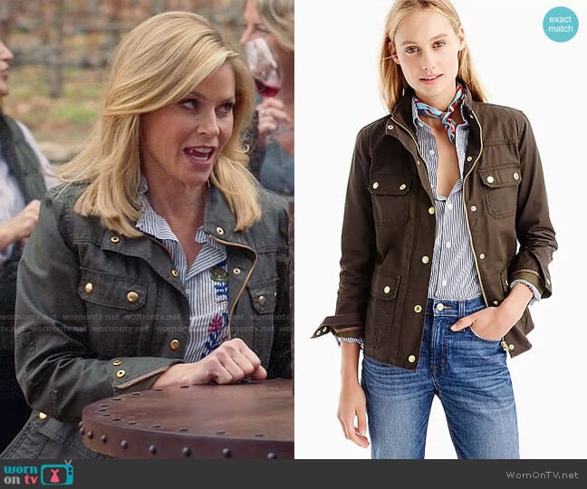 J.Crew The Downtown Field Jacket worn by Claire Dunphy (Julie Bowen) on Modern Family