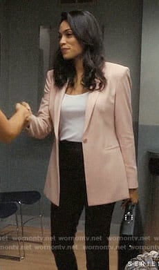 JR’s pink blazer on Jane the Virgin
