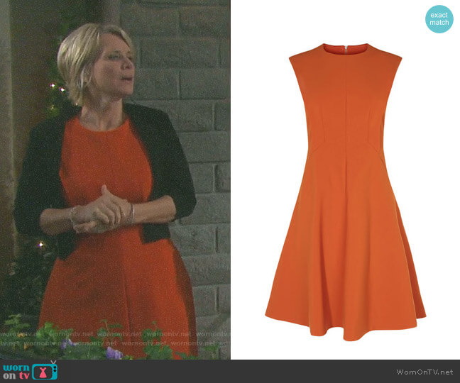 Karen Millen Panelled A-Line Dress worn by Kayla Brady (Mary Beth Evans) on Days of our Lives
