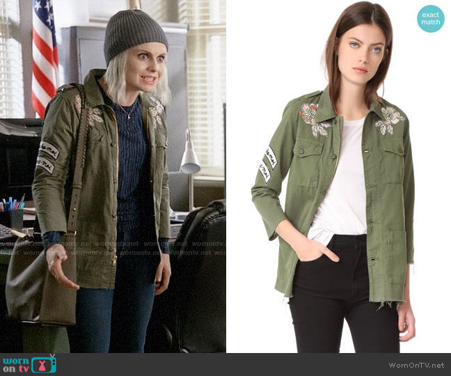 Mother Top Brass Fray Jacket worn by Liv Moore (Rose McIver) on iZombie