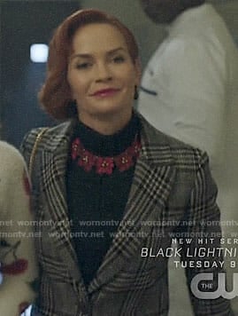 Penelope’s plaid coat on Riverdale