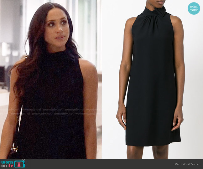 Prada Bow Neck Dress worn by Rachel Zane (Meghan Markle) on Suits