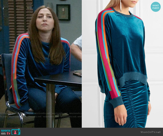 Preen by Thornton Bregazzi Anouk Sweatshirt worn by Gina Linetti (Chelsea Peretti) on Brooklyn Nine-Nine