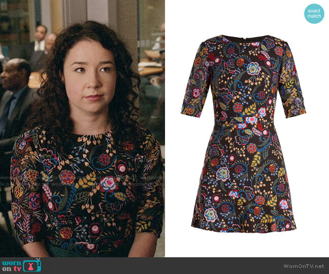 Saloni Celia Dress worn by Marissa Gold (Sarah Steele) on The Good Fight