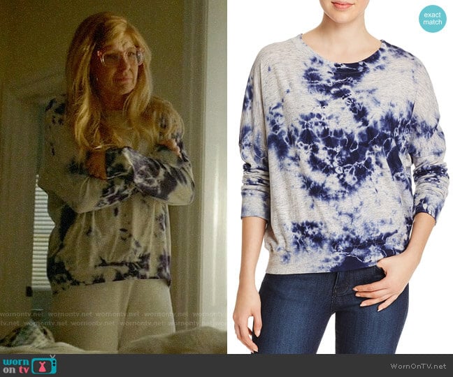 Splendid Tie-Dye Sweatshirt worn by Abby Clark (Connie Britton) on 9-1-1