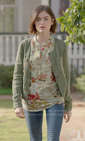 Stella’s floral top on Life Sentence