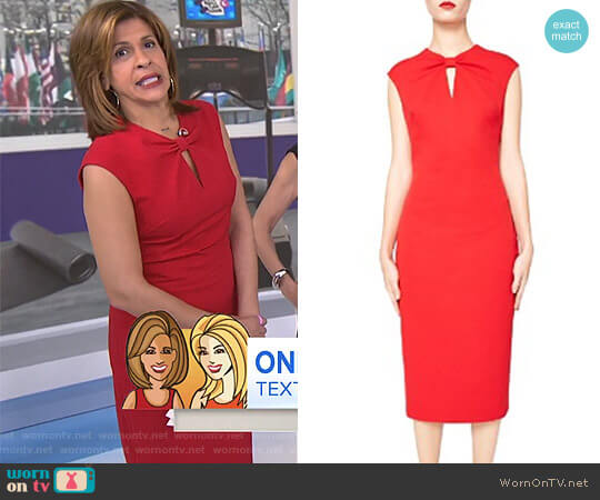 Ted Baker Kezzia Dress worn by Hoda Kotb on Today