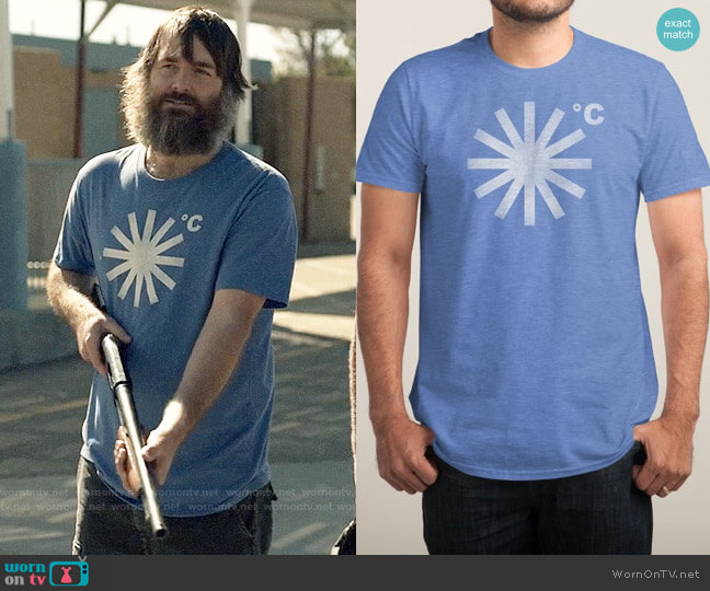 Its Going To Snow T-shirt from Threadless worn by Phil Miller (Will Forte) on Last Man On Earth
