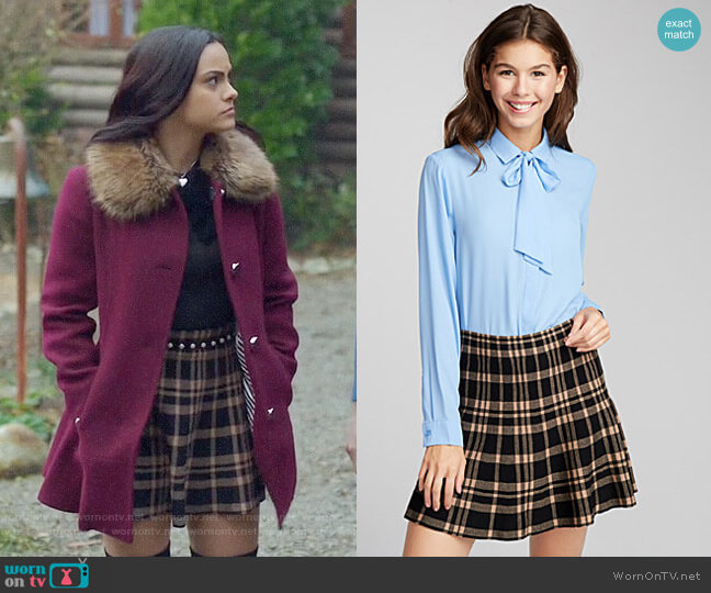 Twik Structured Knit Skirt worn by Veronica Lodge (Camila Mendes) on Riverdale