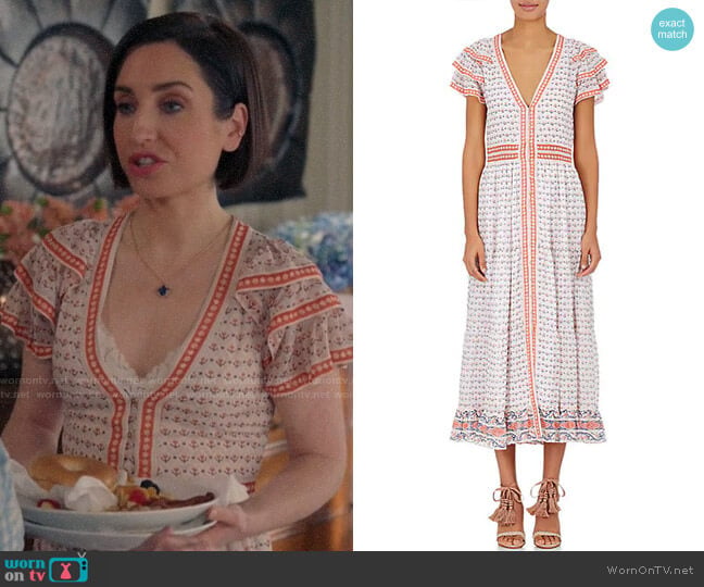 Ulla Johnson Ambra Dress worn by Jennifer Short (Zoe Lister-Jones) on Life in Pieces