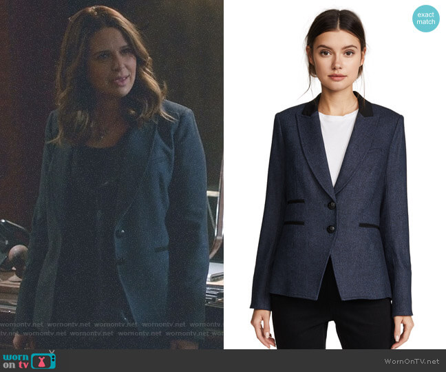 Veronica Beard Hudson Jacket worn by Quinn Perkins (Katie Lowes) on Scandal
