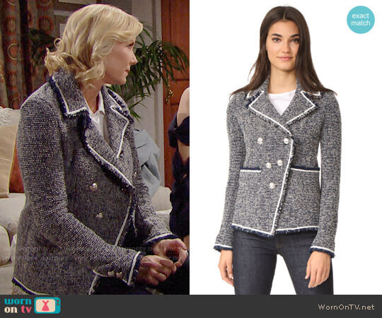 Veronica Beard Carroll Jacket worn by Brooke Logan (Katherine Kelly Lang) on The Bold and the Beautiful