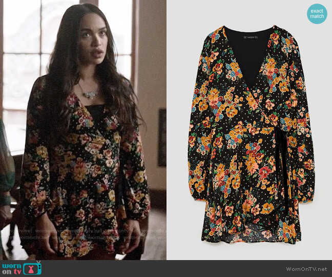 Zara Jumpsuit Dress with Floral Print worn by Erica Dundee (Cleopatra Coleman) on Last Man On Earth