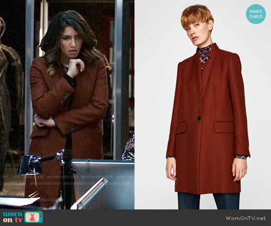 Zara Tailored Coat worn by Dinah Drake (Juliana Harkavy) on Arrow