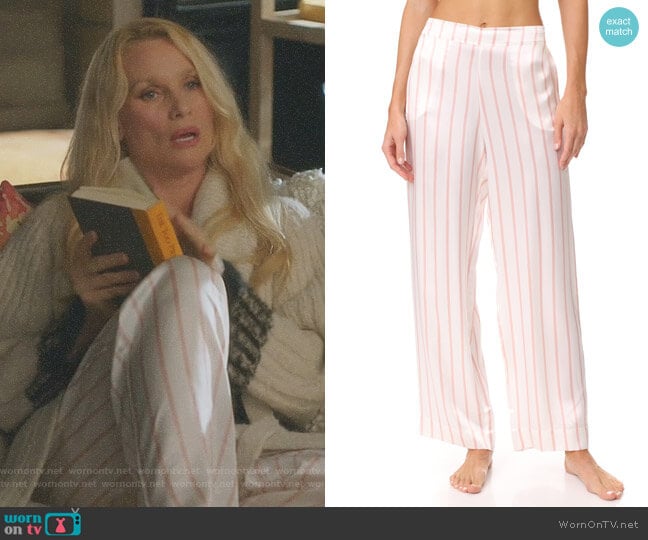 Asceno Pyjama Bottoms worn by Alexis Carrington (Elaine Hendrix) on Dynasty
