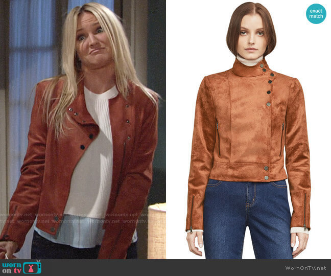 Bcbgmaxazria Hansen Jacket worn by Sharon Newman (Sharon Case) on The Young and the Restless