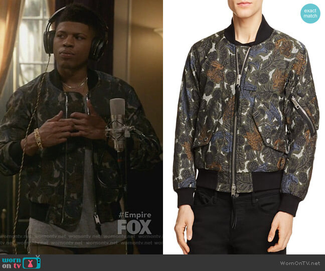 Burberry Archer Beast Bomber Jacket worn by Hakeem Lyon (Bryshere Y. Gray) on Empire