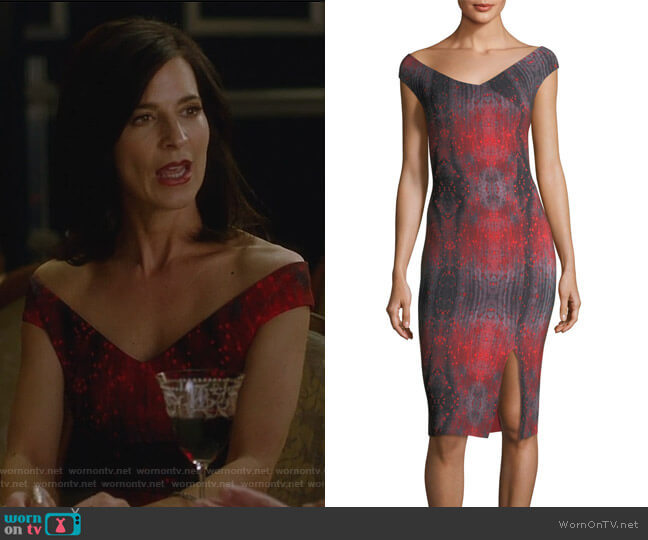 Chiara Boni La Petite Robe Irene Dress worn by Nina Devon (Perrey Reeves) on Famous in Love