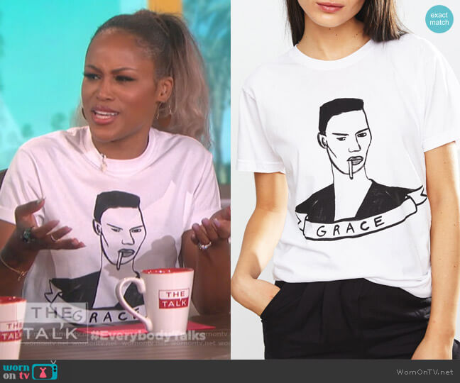 Deer Dana Grace t-shirt worn by Eve on The Talk