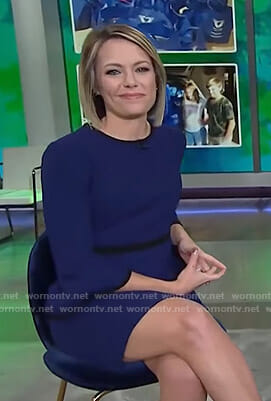 Dylan’s blue bell sleeve dress on Today
