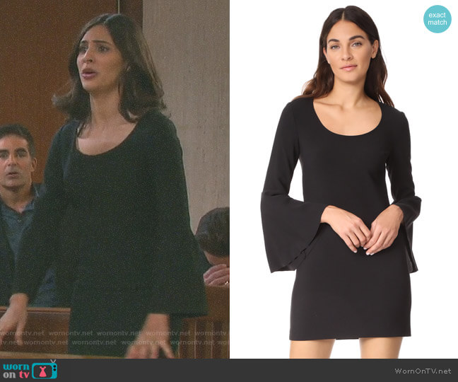 Elizabeth and James Philippa Bell Sleeve Dress worn by Gabi Hernandez (Camila Banus) on Days of our Lives