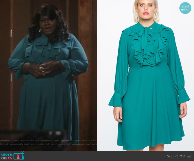 Eloquii Tie Front Dress worn by Becky (Gabourey Sidibe) on Empire