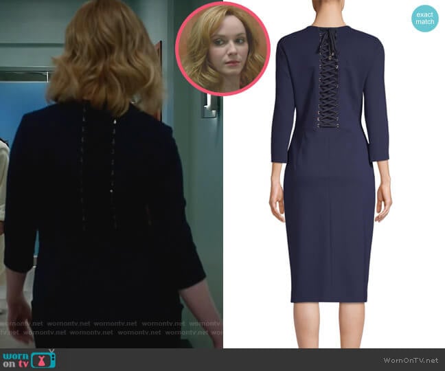 Escada Jewelneck Sheath Dress worn by Beth Boland (Christina Hendricks) on Good Girls