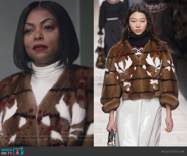 Fendi 2017 Fall Collection worn by Cookie Lyon (Taraji P. Henson) on Empire