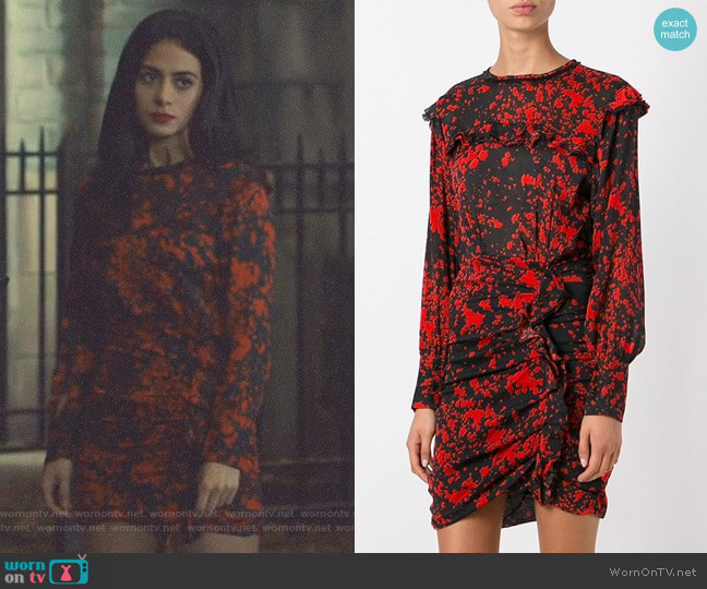 Irvin Dress Isabel Marant worn by Isabelle Lightwood (Emeraude Toubia ) on Shadowhunters