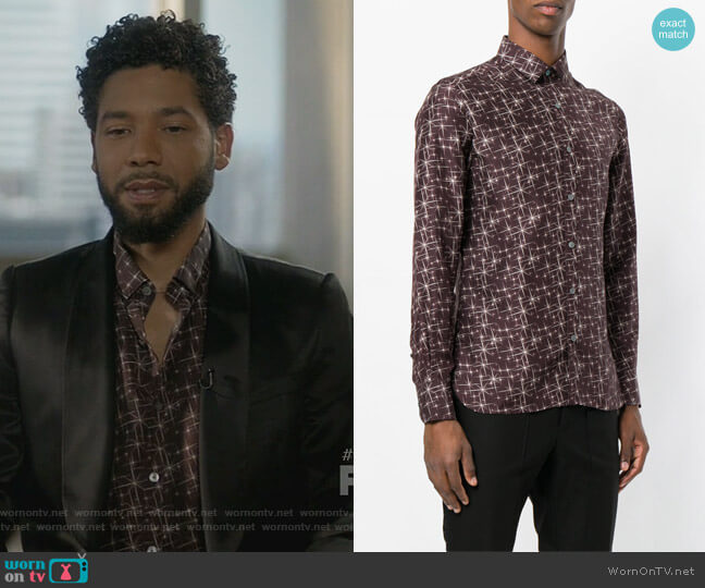 Lanvin Star Print Shirt worn by Jamal Lyon (Jussie Smollett) on Empire