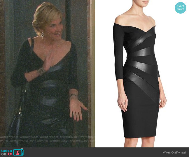 Chiara Boni La Petite Robe Kaliska Dress worn by Eve Donovan (Kassie DePaiva) on Days of our Lives