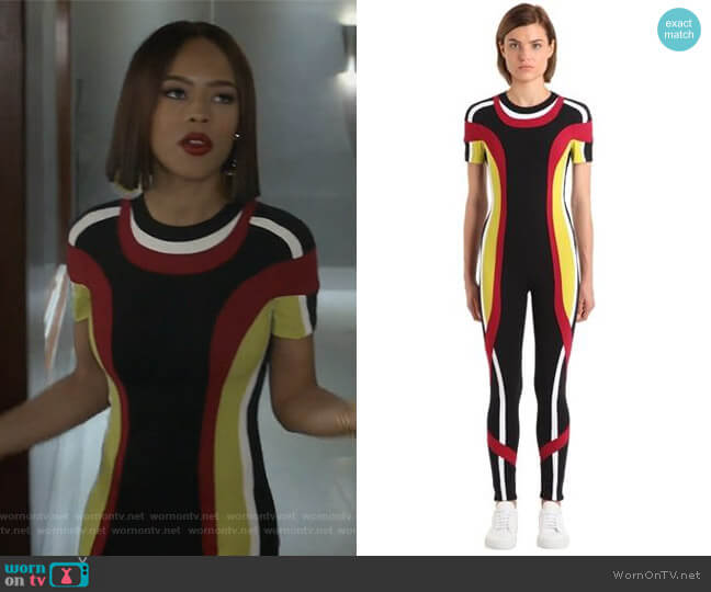 No Ka Oi Kimo Microfiber Jumpsuit worn by Tiana Brown (Serayah McNeill) on Empire