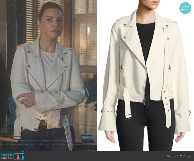 Paige Rhoda Moto Jacket worn by Chloe Decker (Lauren German) on Lucifer
