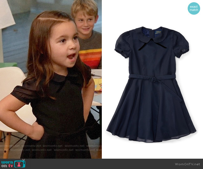 Polo Ralph Lauren Toddler Girls Fit & Flare Chiffon Dress worn by Ruth (Danielle Rockoff) on New Girl