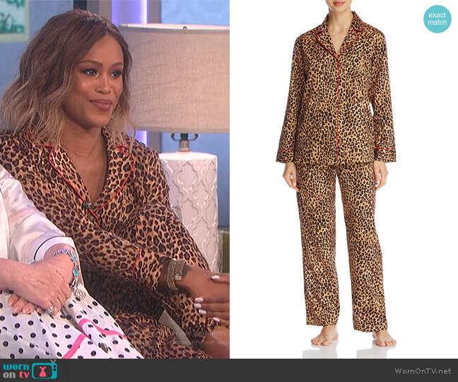 Lauren Ralph Lauren Leopard Print PJ Set worn by Eve on The Talk