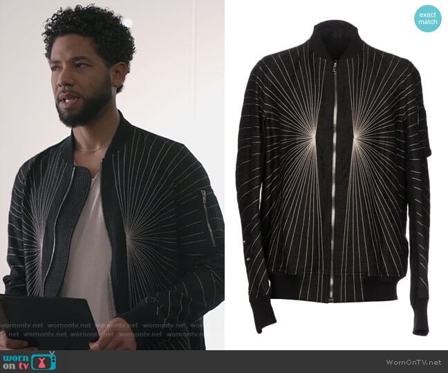 Rick Owens Bomber worn by Jamal Lyon (Jussie Smollett) on Empire