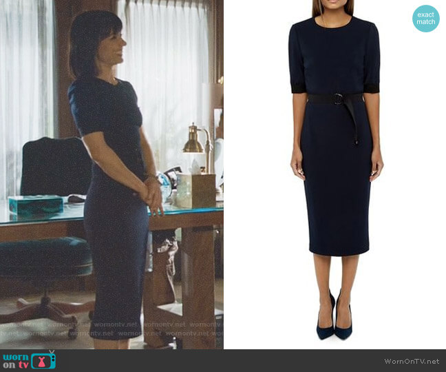 Ted Baker Wandee Color Block Dress worn by Quinn King (Constance Zimmer) on UnReal
