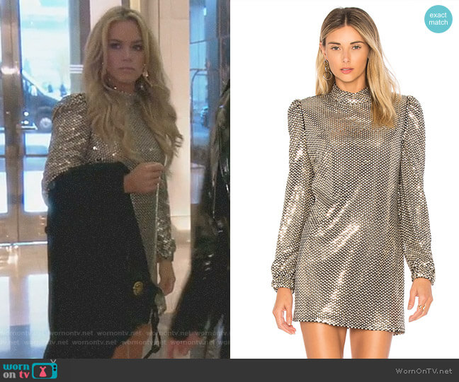 Tularosa Zulema Dress worn by Teddi Mellencamp Arroyave on The Real Housewives of Beverly Hills