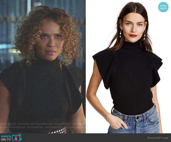 ALC Jae Knit Top worn by Mazikeen (Lesley-Ann Brandt) on Lucifer