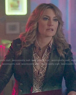 Alice’s leather blazer on Riverdale