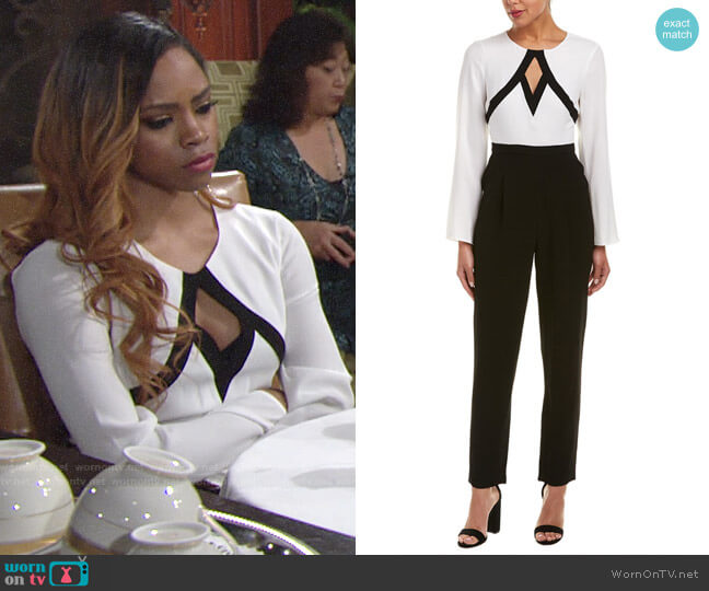 Bcbgmaxazria Keyhole Jumpsuit