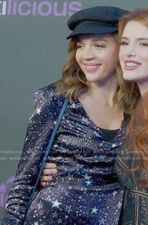 Cassandra’s star print dress on Famous in Love