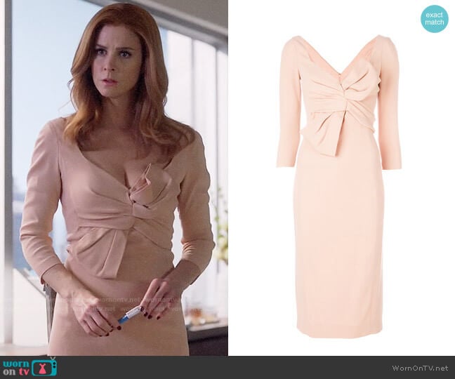 DSquared2 Bow Front Dress worn by Donna Paulsen (Sarah Rafferty) on Suits