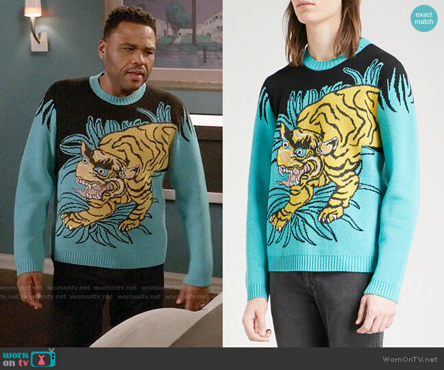 Gucci Tiger Jumper worn by Andre Johnson (Anthony Anderson) on Black-ish