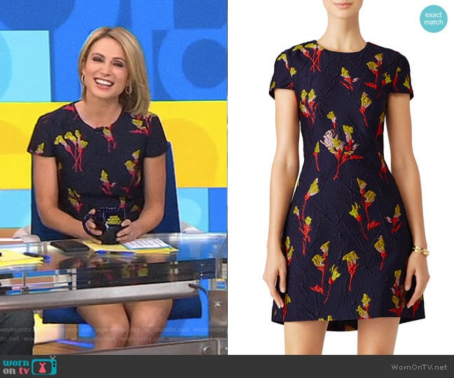 Jason Wu Floral Field Dress worn by Amy Robach on Good Morning America